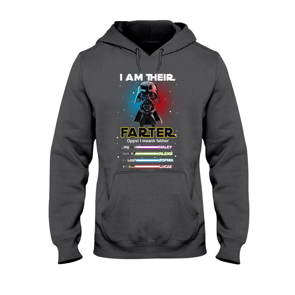 Personalized Father's Day T-shirt & Hoodie Custom Family Names Gift for Dad T-shirt & Hoodie GradoCreations