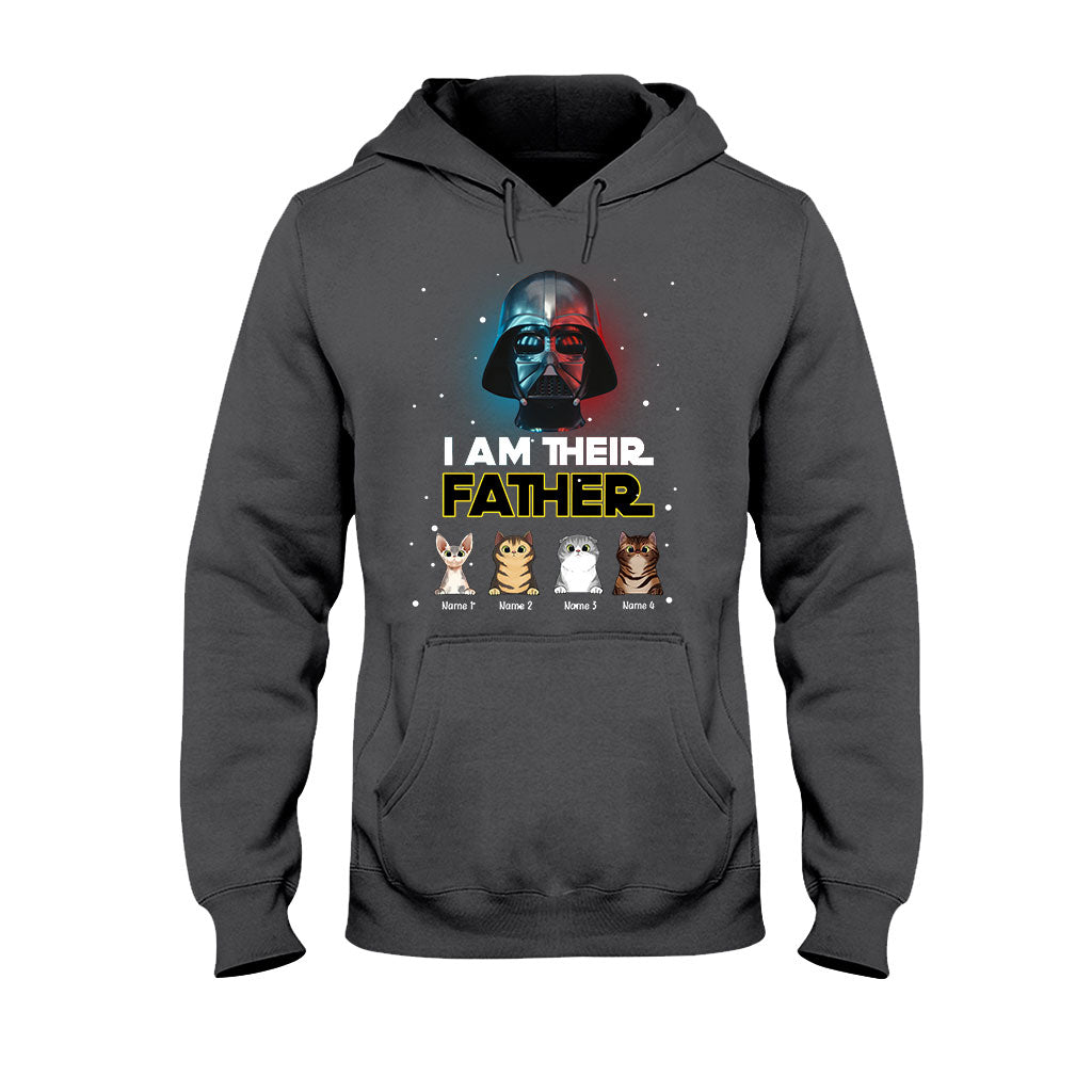 Personalized Cat T-shirt & Hoodie Gift for Dad | I Am Their Father T-shirt & Hoodie GradoCreations