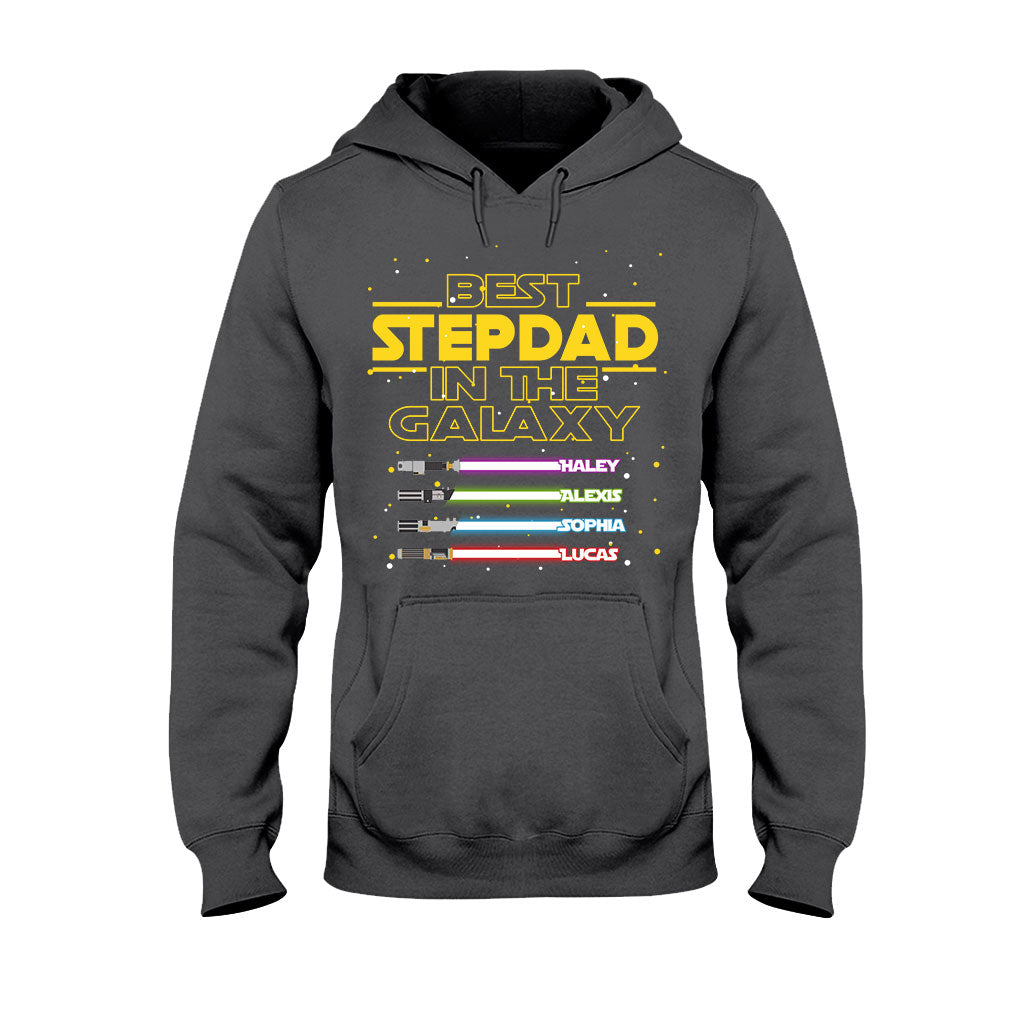 Personalized Best Stepdad In The Galaxy T-shirt & Hoodie Gift T-shirt & Hoodie GradoCreations