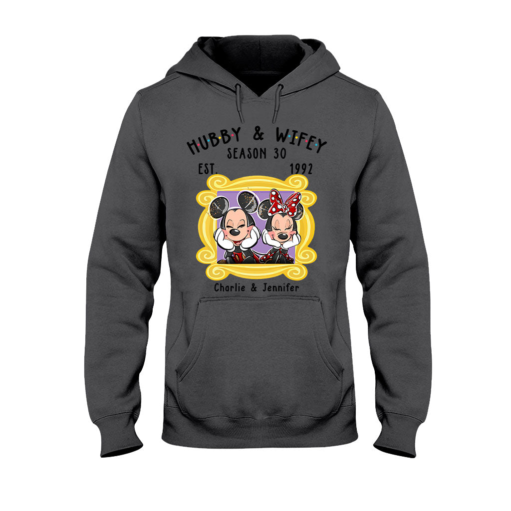 Personalized Couple T-shirt and Hoodie with Cute Design for Anniversary T-shirt & Hoodie GradoCreations