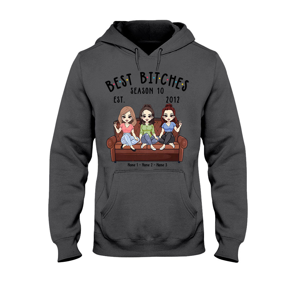 Personalized Bestie T-shirt and Hoodie Gift for Friends T-shirt & Hoodie GradoCreations
