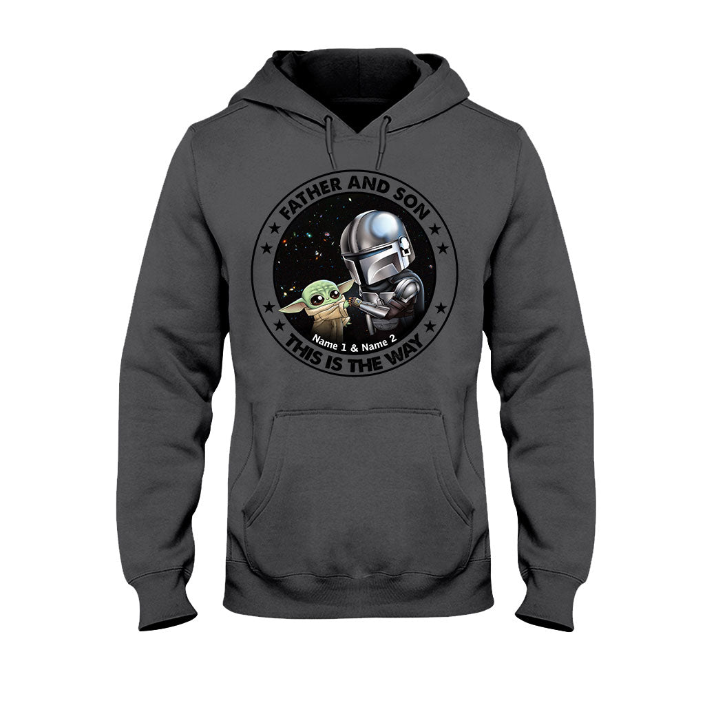 Personalized Father's Day T-shirt & Hoodie with Star Wars Theme T-shirt & Hoodie GradoCreations