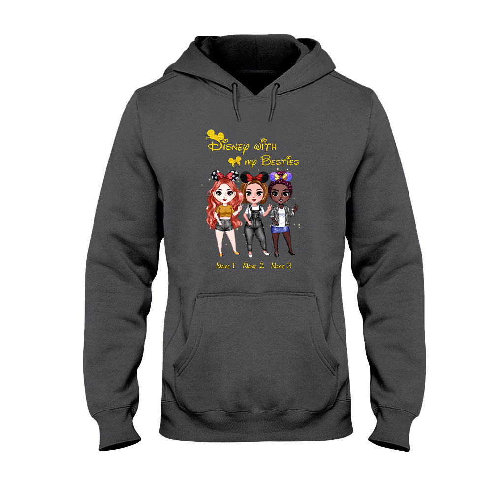Personalized Disney Besties T-shirt & Hoodie Custom Names Gift T-shirt & Hoodie GradoCreations