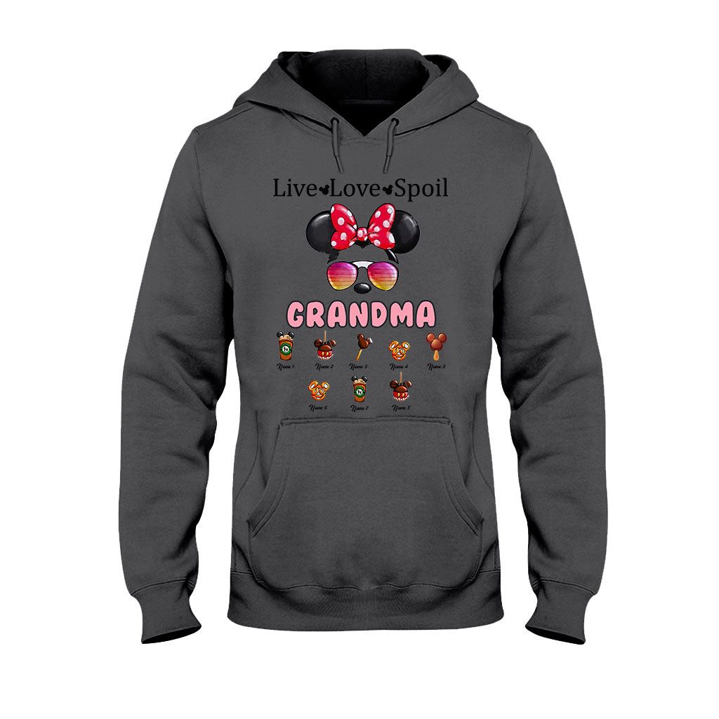 Personalized Live Love Spoil Mouse T-shirt for Grandma T-shirt & Hoodie GradoCreations