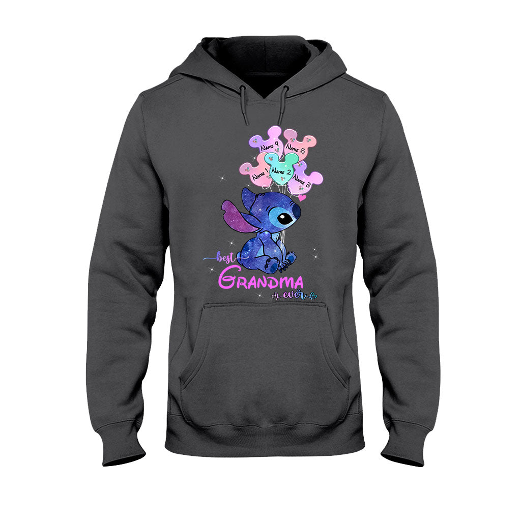 Personalized Best Grandma Ever T-shirt & Hoodie with Names for Mother's Day T-shirt & Hoodie GradoCreations