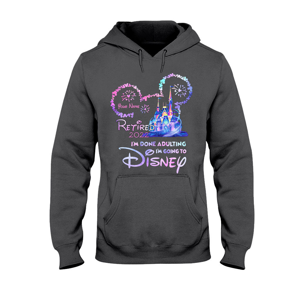 Personalized I'm Done Adulting T-shirt & Hoodie Gift for Disney Lovers T-shirt & Hoodie GradoCreations