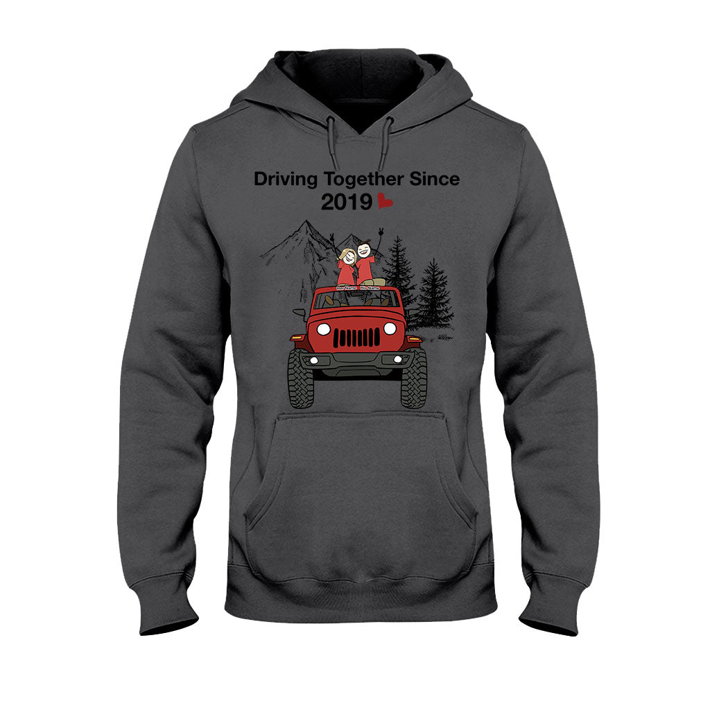 Personalized Couple Driving Together Since Shirt & Hoodie Gift T-shirt & Hoodie GradoCreations