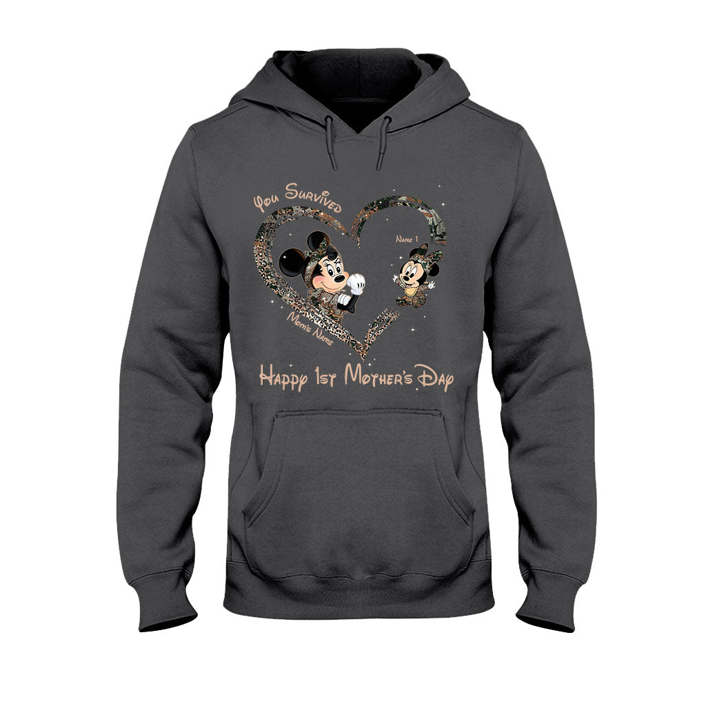Personalized Mother's Day T-shirt & Hoodie You Survived Gift for Mom T-shirt & Hoodie GradoCreations