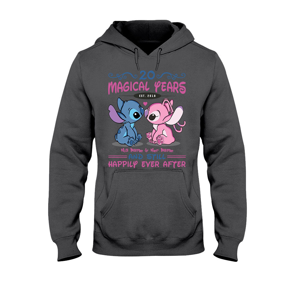 Personalized T-shirt and Hoodie Magic Years Gift for Couple T-shirt & Hoodie GradoCreations