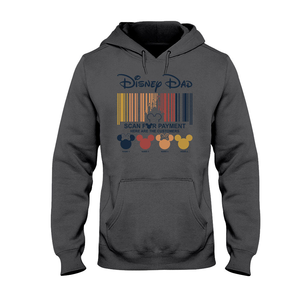 Personalized Scan For Payment T-shirt Hoodie Gift for Dad T-shirt & Hoodie GradoCreations