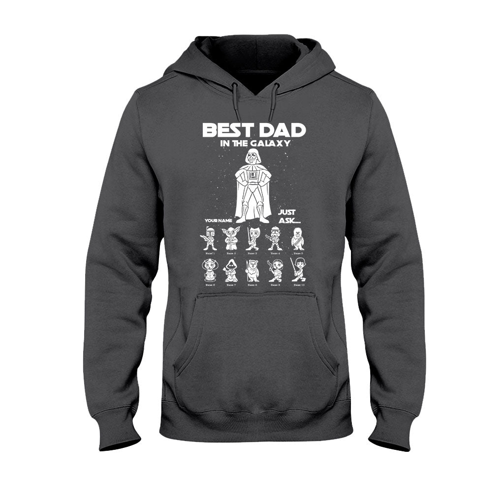 Personalized Best Dad In The Galaxy T-shirt & Hoodie Gift T-shirt & Hoodie GradoCreations