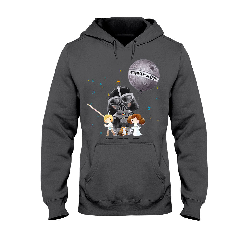 Personalized Best Dad in the Galaxy T-Shirt & Hoodie for Father's Day T-shirt & Hoodie GradoCreations