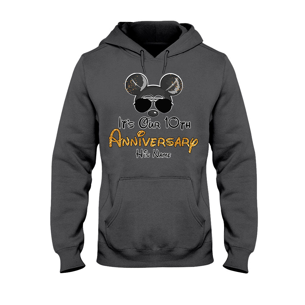 Personalized Anniversary T-shirt & Hoodie with Custom Names T-shirt & Hoodie GradoCreations