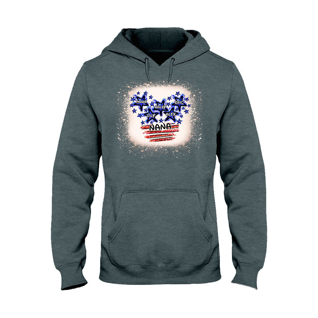 Personalized Independence Day T-shirt for Nana Custom Names Gift T-shirt & Hoodie GradoCreations