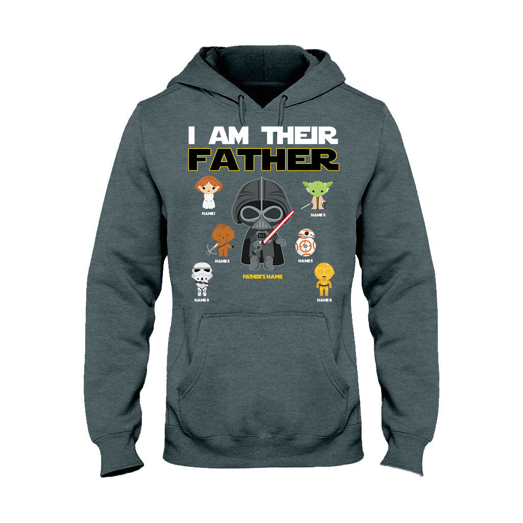 Personalized I Am Their Father T-Shirt & Hoodie Gift for Dad, Custom Name, Father's Day T-shirt & Hoodie GradoCreations