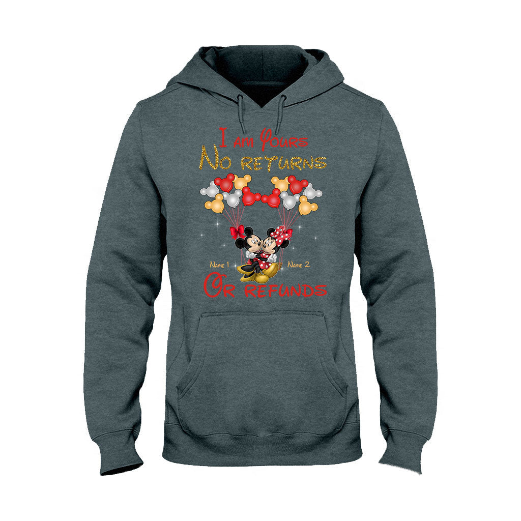 Personalized Couple T-Shirt & Hoodie with Custom Names Gift T-shirt & Hoodie GradoCreations