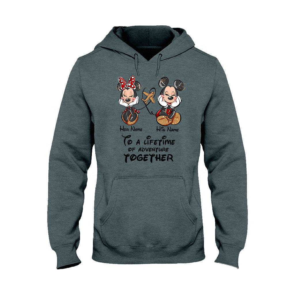 Personalized Disney Adventure T-shirt & Hoodie for Couples T-shirt & Hoodie GradoCreations