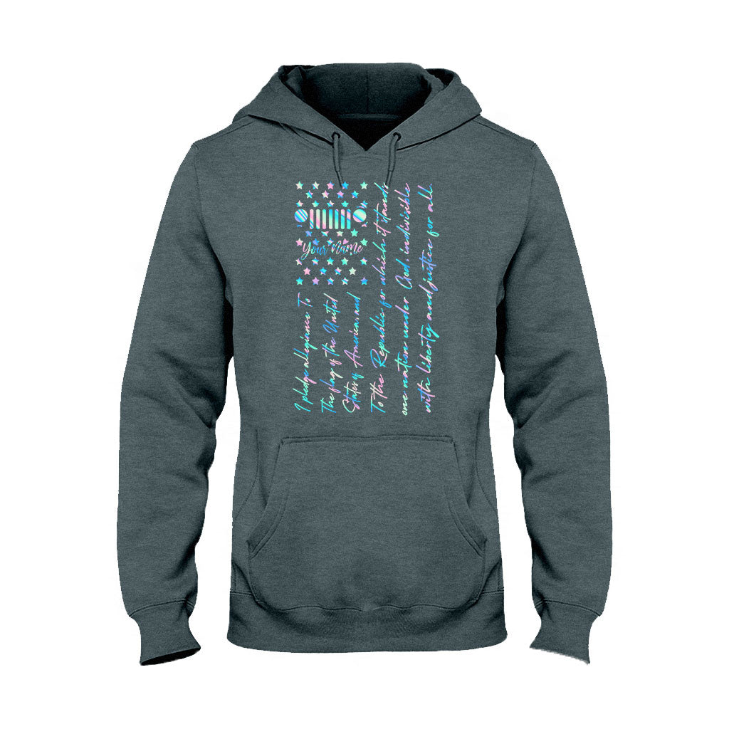 Personalized Independence Day T-shirt & Hoodie with Custom Name T-shirt & Hoodie GradoCreations