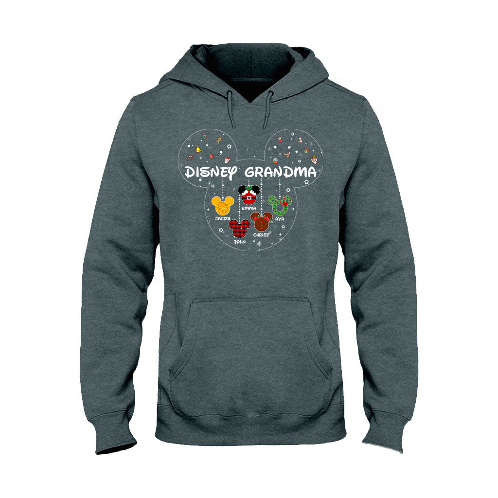 Personalized Christmas T-shirt and Hoodie for Grandma T-shirt & Hoodie GradoCreations