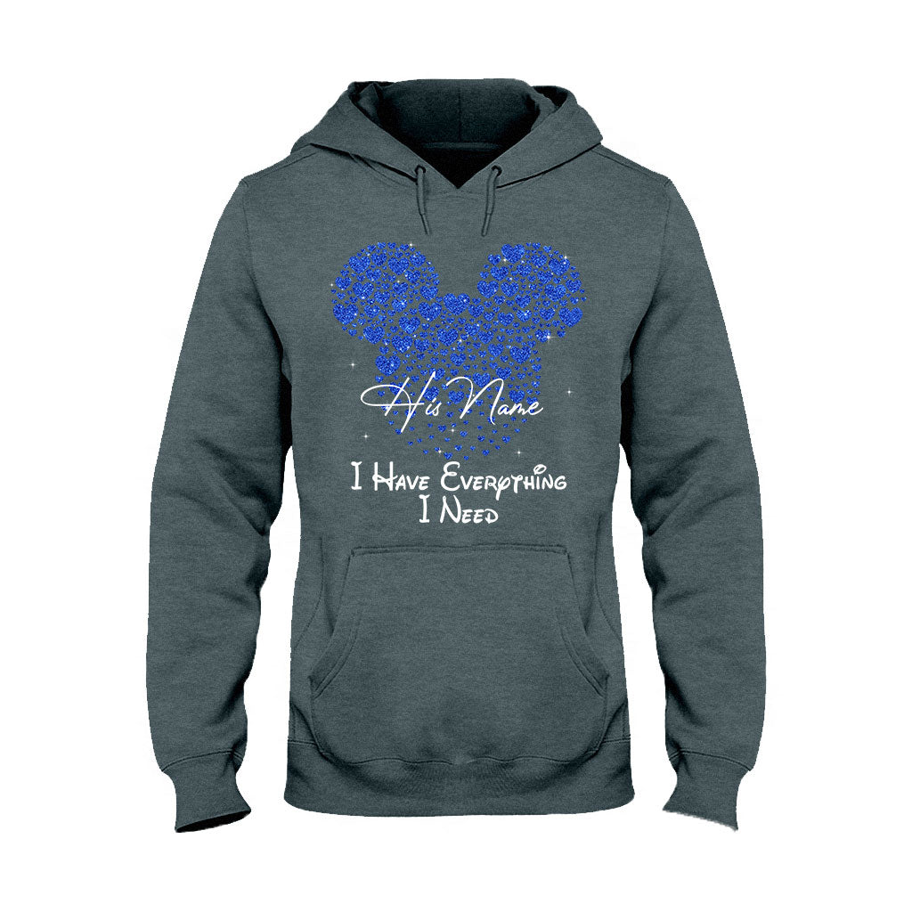 Personalized Mouse T-shirt & Hoodie Custom Name Gift for Couples T-shirt & Hoodie GradoCreations