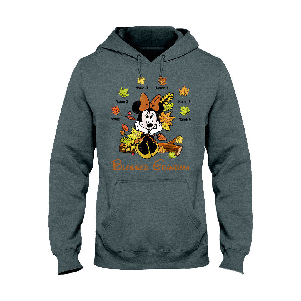 Personalized Blessed Grandma T-Shirt & Hoodie with Custom Names T-shirt & Hoodie GradoCreations