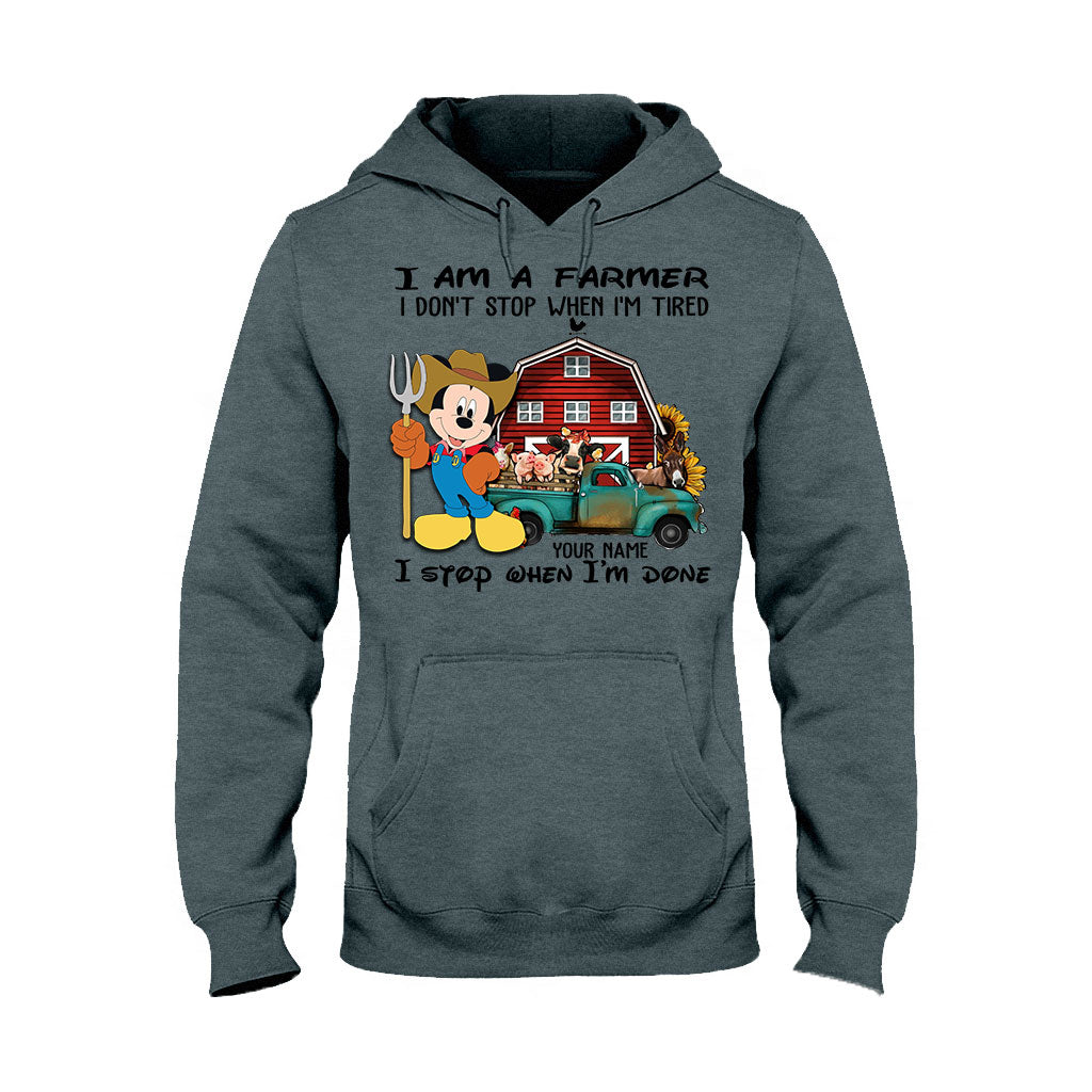 Personalized Farmer T-Shirt & Hoodie Custom Name Gift T-shirt & Hoodie GradoCreations