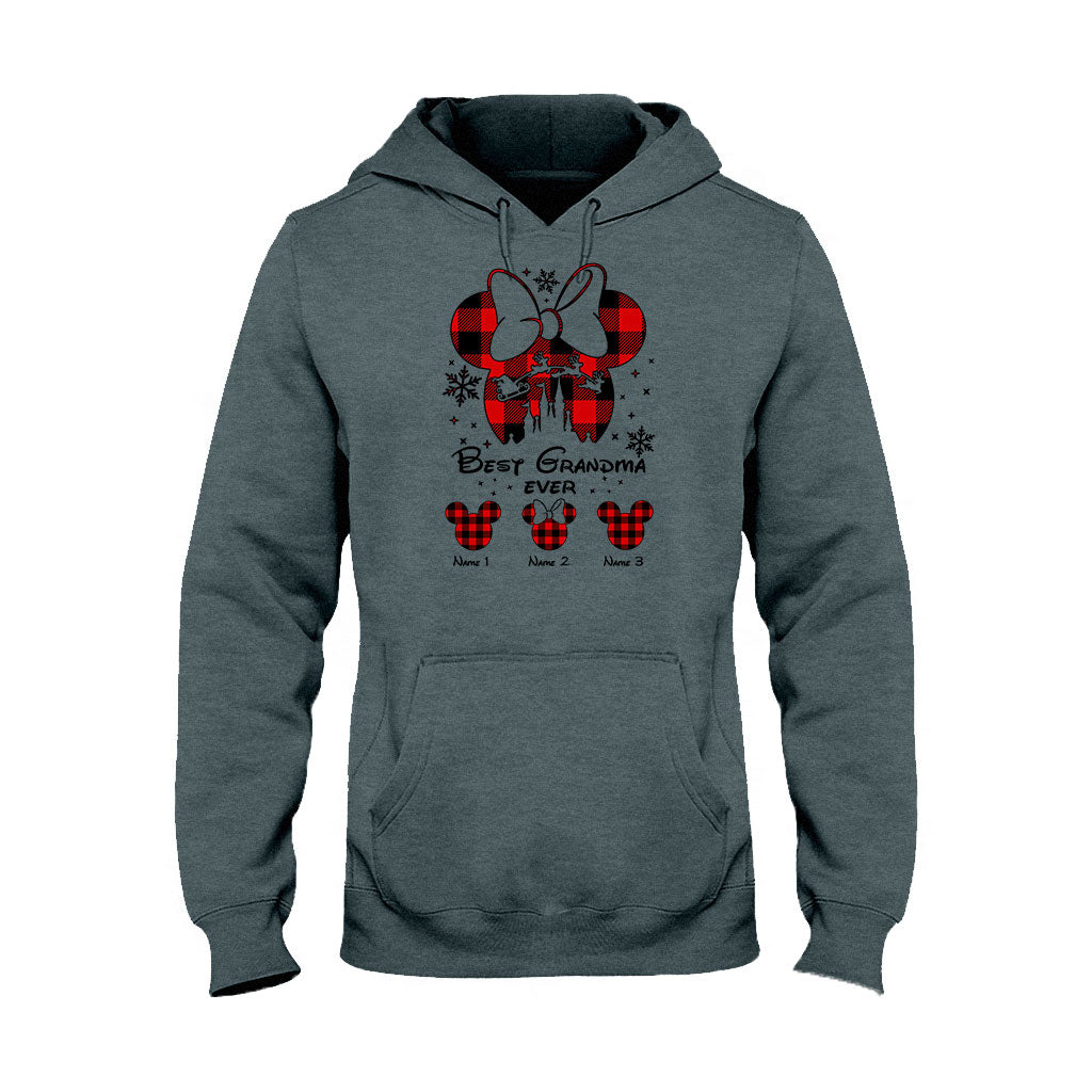 Personalized Christmas T-shirt & Hoodie Gift for Grandma T-shirt & Hoodie GradoCreations