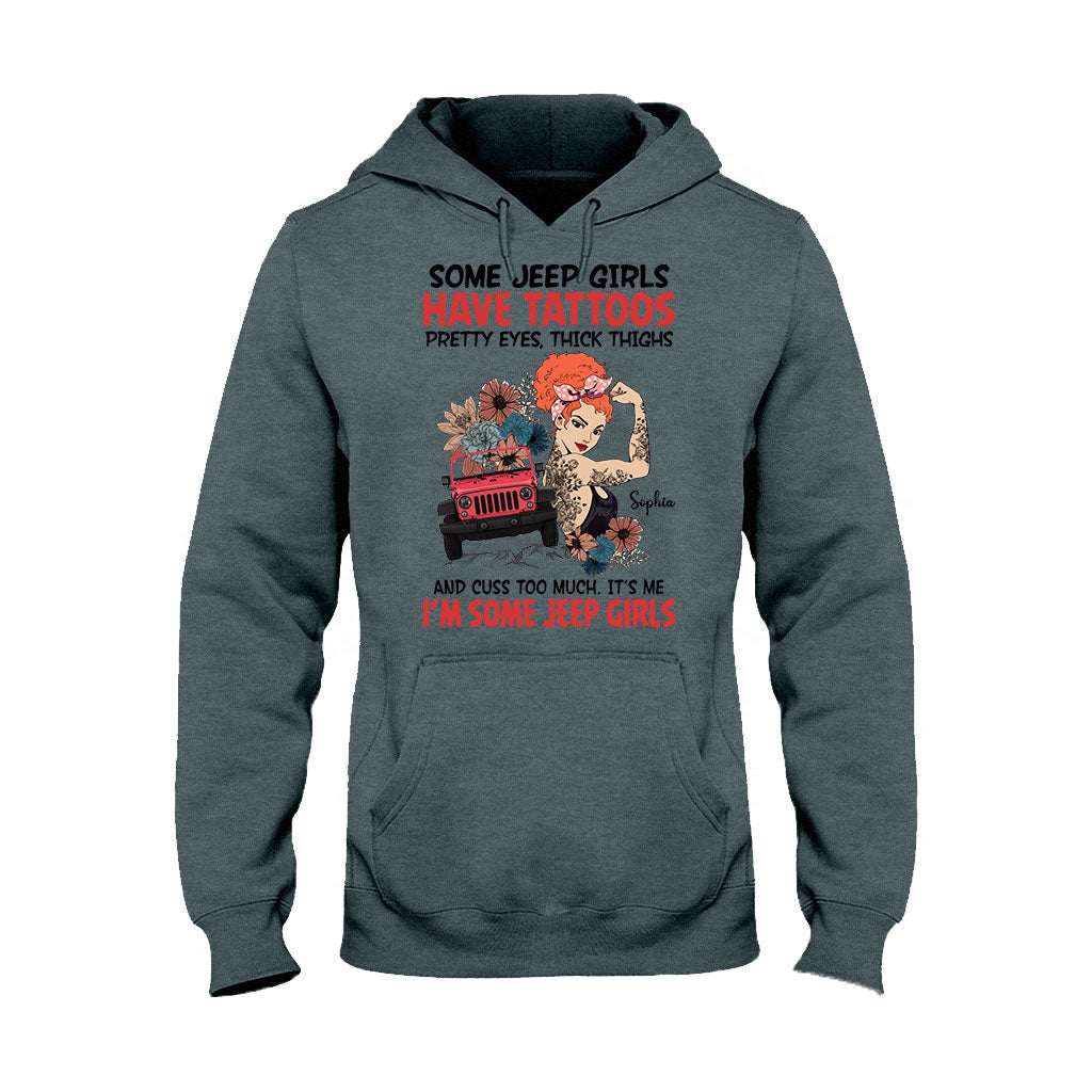Personalized Jeep Girls T-Shirt Custom Name Gift for Her T-shirt & Hoodie GradoCreations