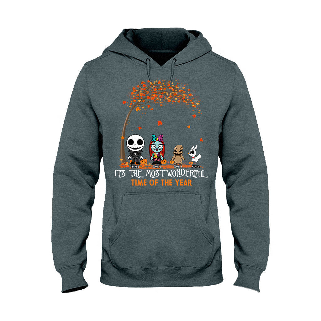 Personalized Halloween T-shirt & Hoodie with Custom Names for Family T-shirt & Hoodie GradoCreations