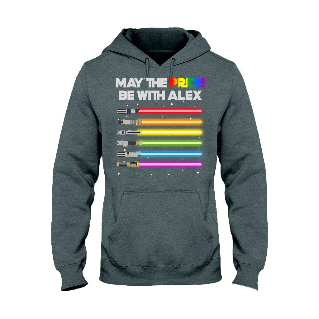 Personalized LGBT Pride T-shirt & Hoodie with Custom Name T-shirt & Hoodie GradoCreations