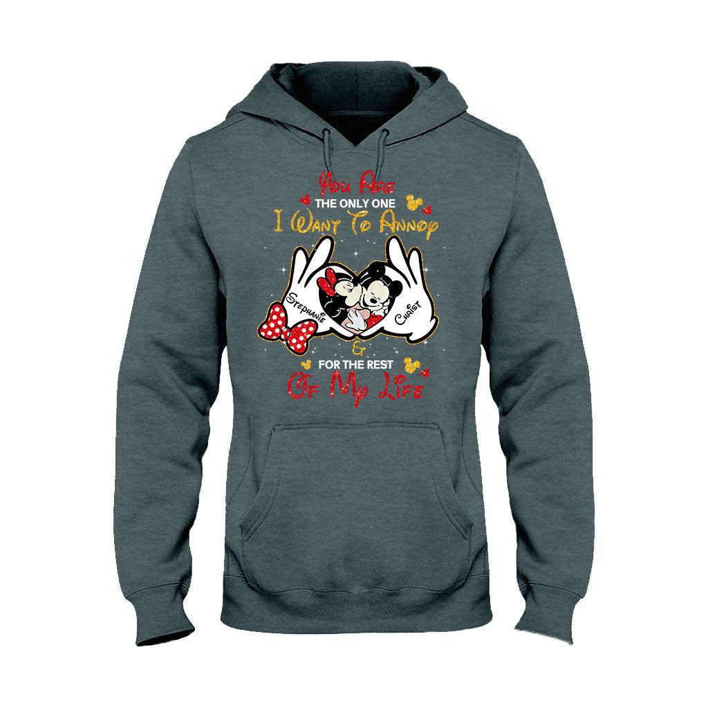 Personalized Couple T-shirt & Hoodie Custom Name Gift T-shirt & Hoodie GradoCreations