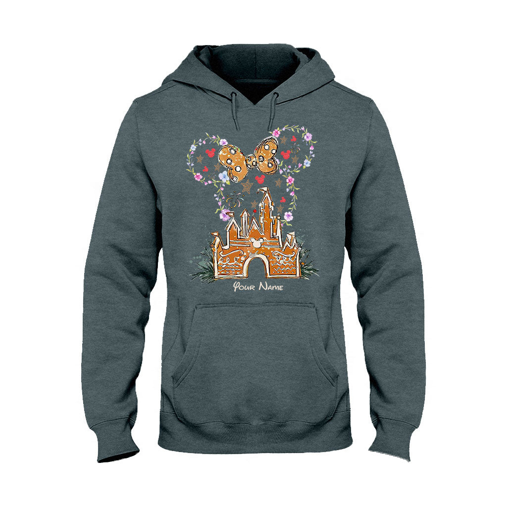 Personalized Merry Christmas Mouse T-shirt & Hoodie Custom Name Gift T-shirt & Hoodie GradoCreations