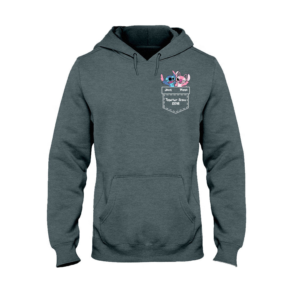 Personalized Ohana T-Shirt & Hoodie Custom Name Gift for Couples T-shirt & Hoodie GradoCreations