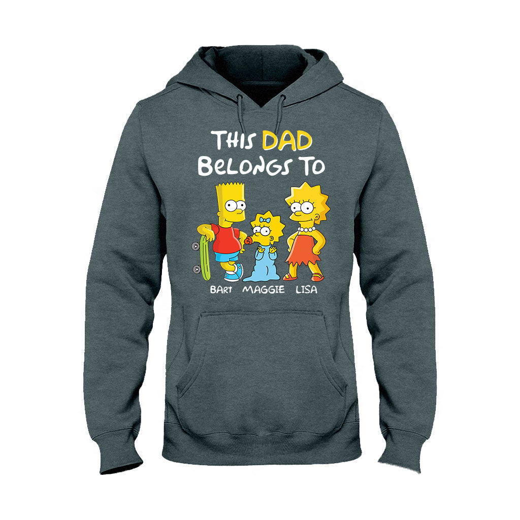 Personalized Dad T-shirt Hoodie Custom Family Gift T-shirt & Hoodie GradoCreations