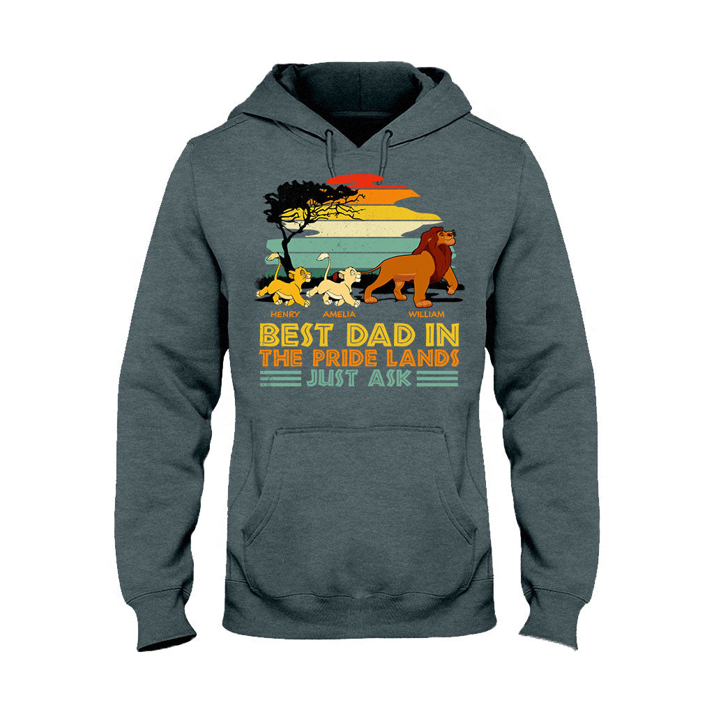 Personalized Best Dad T-Shirt & Hoodie for Father's Day Gift T-shirt & Hoodie GradoCreations
