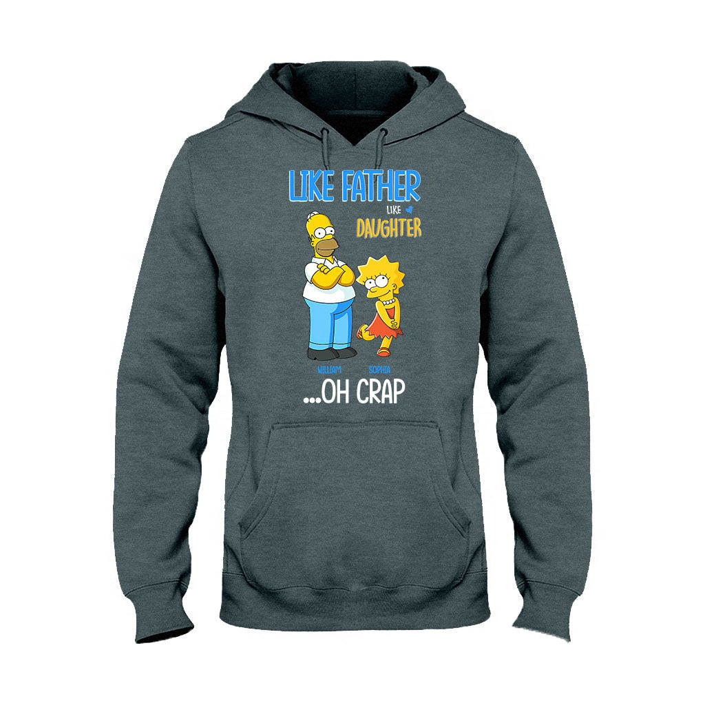 Personalized Father Daughter T-shirt and Hoodie Custom Name Gift T-shirt & Hoodie GradoCreations