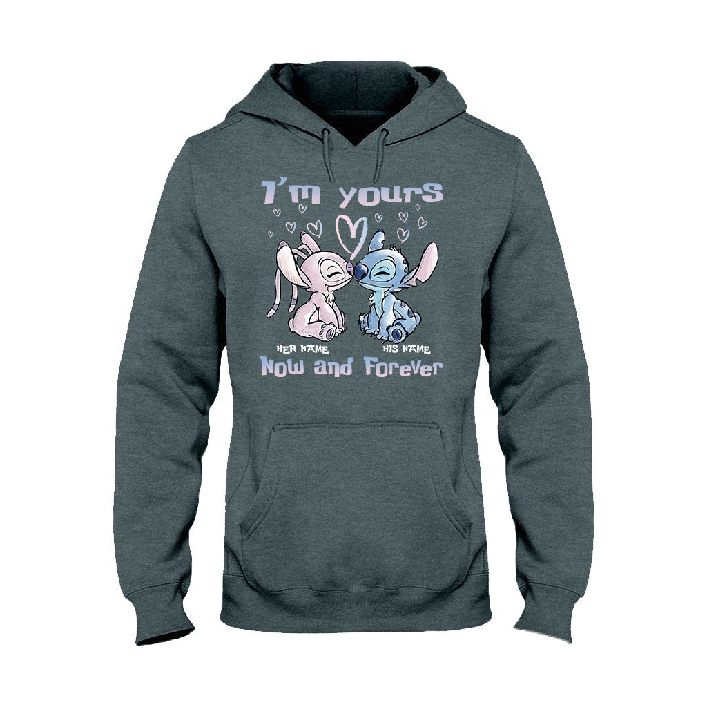 Personalized Ohana Couples T-shirt & Hoodie Gift Set T-shirt & Hoodie GradoCreations