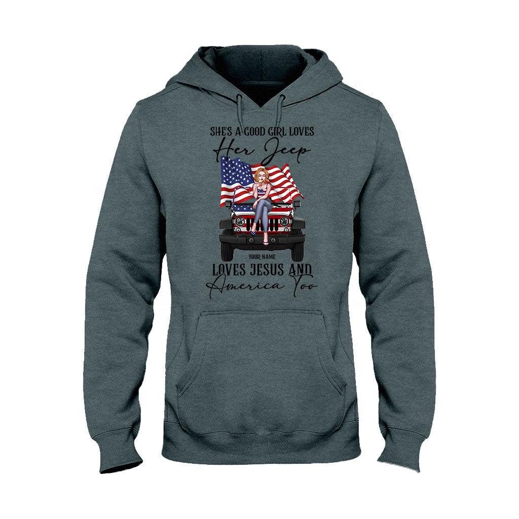 Personalized Independence Day T-shirt and Hoodie Custom Name | GradoCreations T-shirt & Hoodie GradoCreations