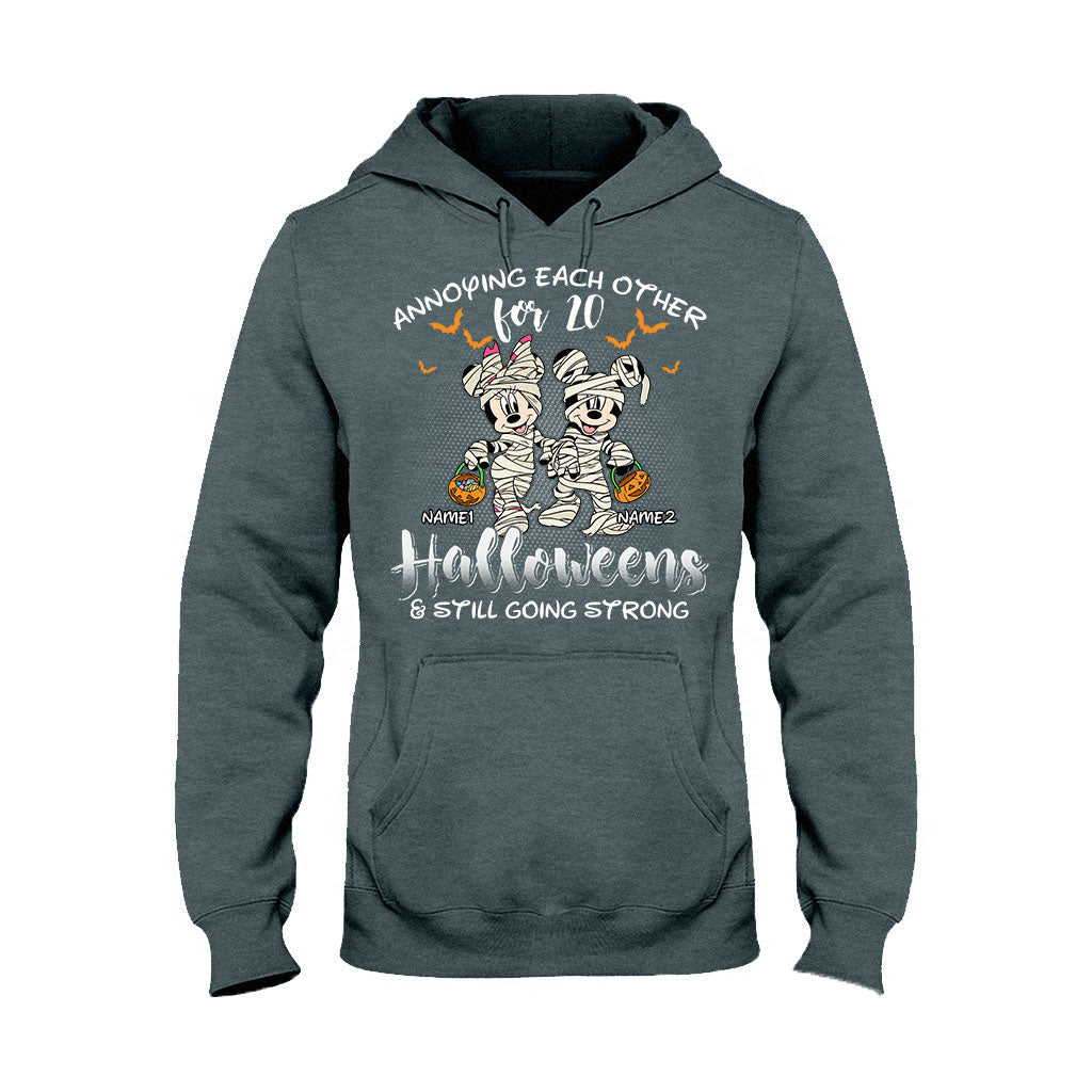 Personalized Halloween Mouse T-shirt & Hoodie Unique Couple Gift T-shirt & Hoodie GradoCreations