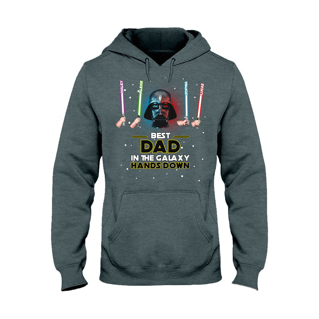 Personalized Best Dad in the Galaxy T-shirt & Hoodie Gift T-shirt & Hoodie GradoCreations