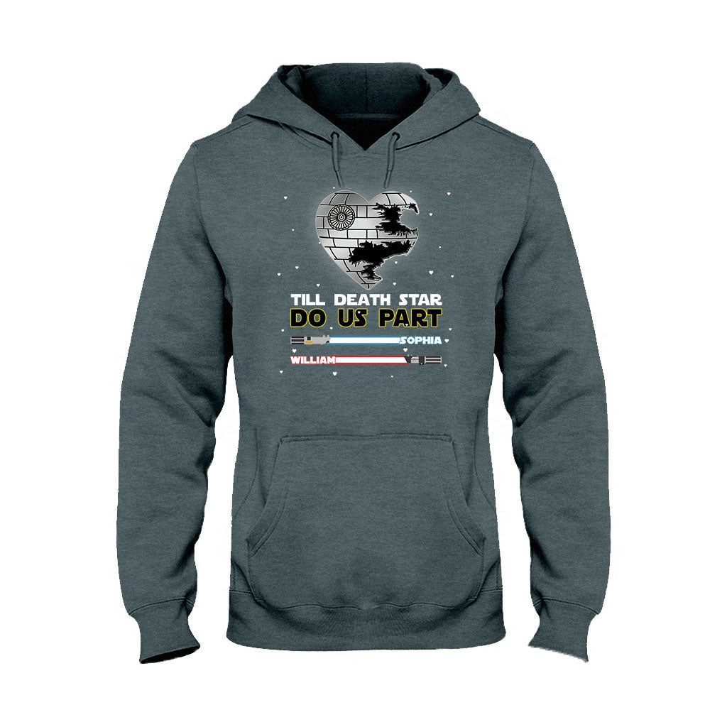 Personalized Till Death Star Do Us Part Couple T-shirt & Hoodie Gift T-shirt & Hoodie GradoCreations