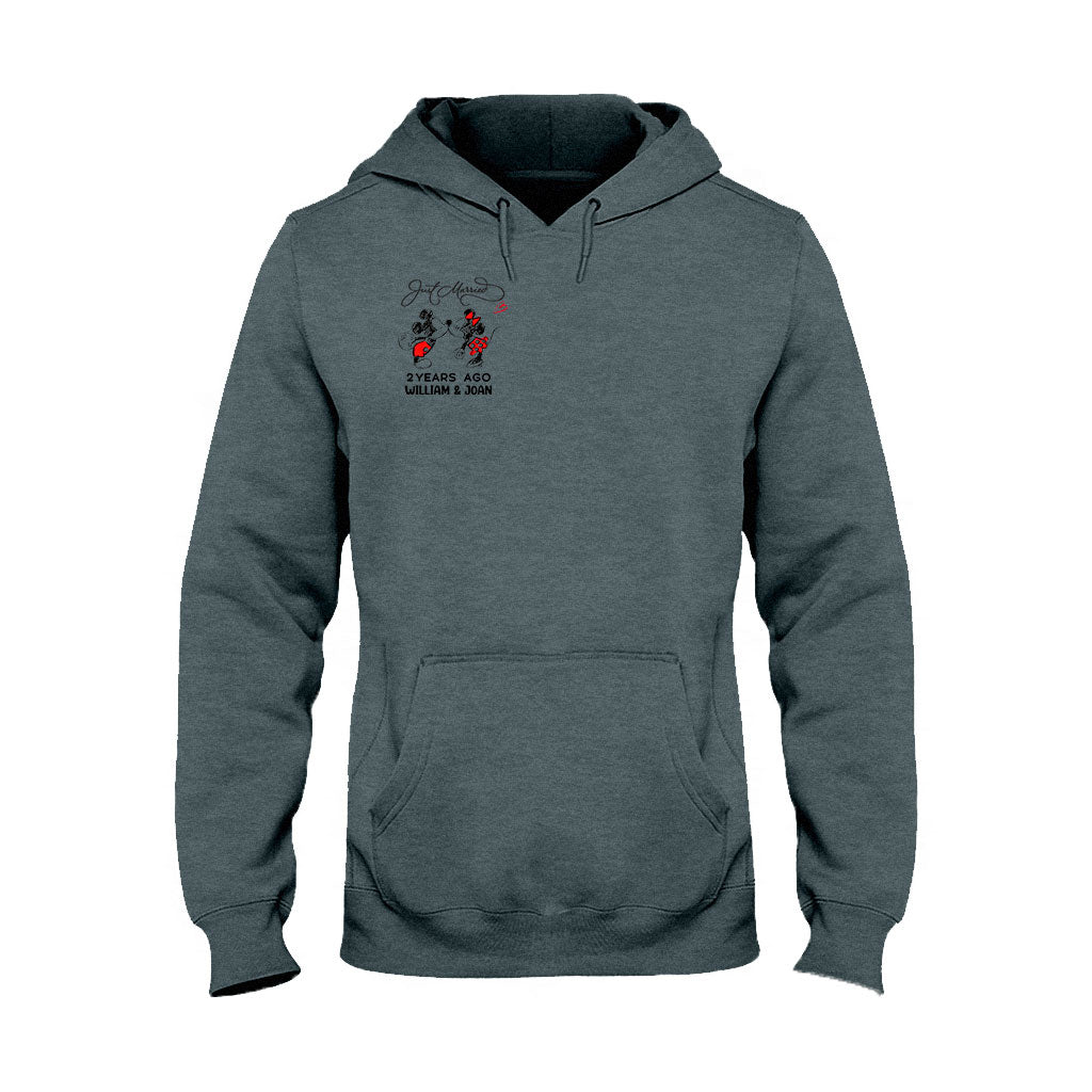 Personalized Just Married Couple T-Shirt & Hoodie Gift T-shirt & Hoodie GradoCreations