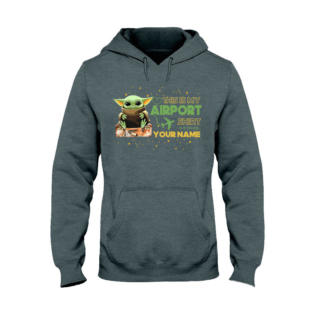 Personalized Airport Shirt Featuring Custom Name T-shirt & Hoodie T-shirt & Hoodie GradoCreations