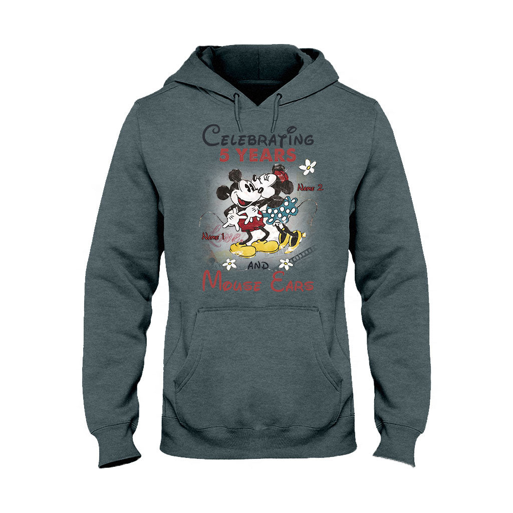 Personalized Couple Mouse T-shirt and Hoodie for Anniversary Gift T-shirt & Hoodie GradoCreations