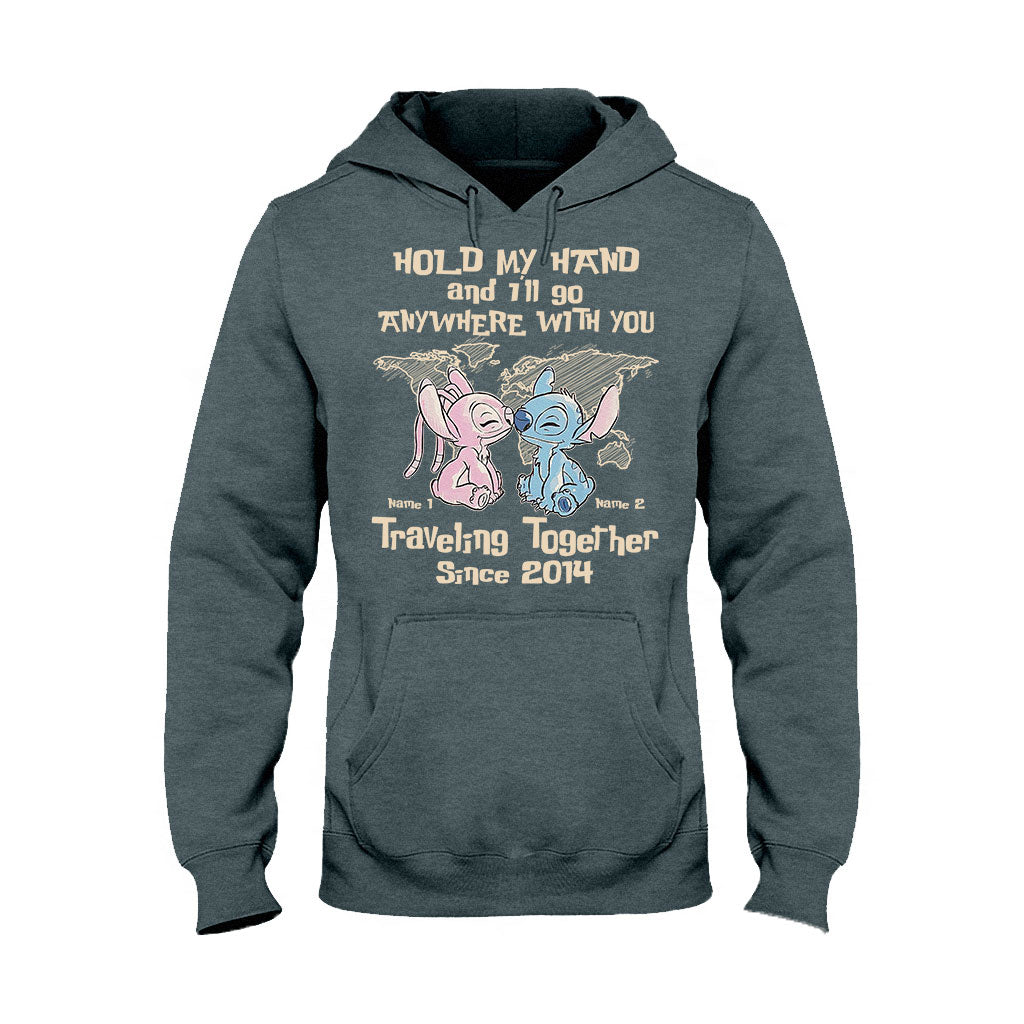 Personalized Couple Ohana T-Shirt & Hoodie Custom Names Gift T-shirt & Hoodie GradoCreations