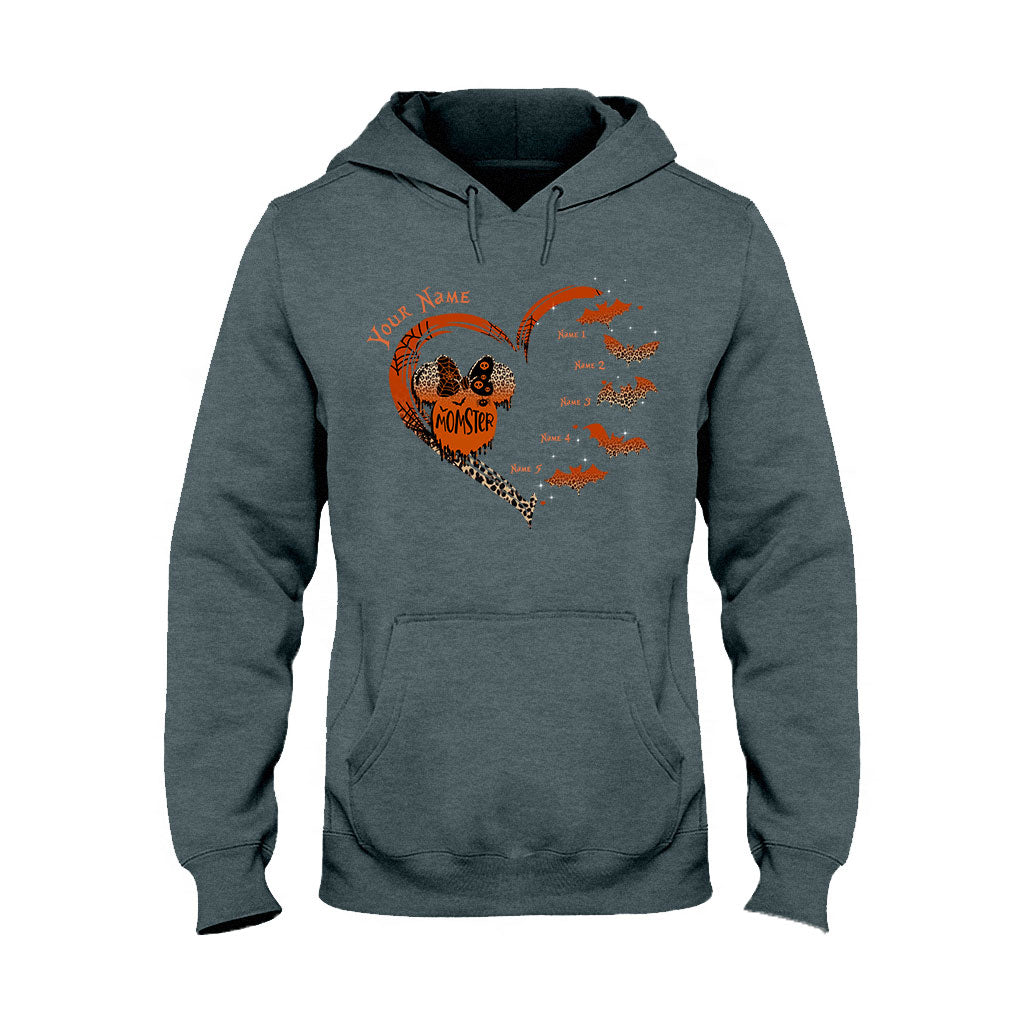 Personalized Halloween Momster T-Shirt & Hoodie Gift for Mom T-shirt & Hoodie GradoCreations