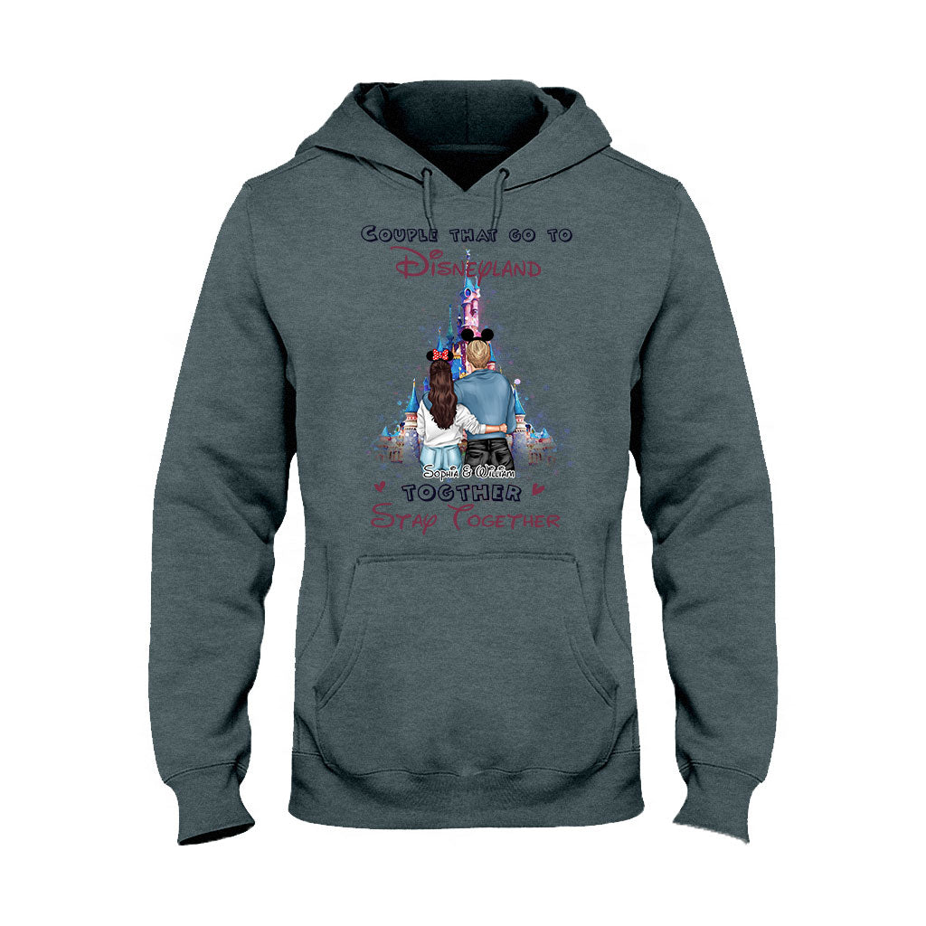 Personalized Disneyland Couple T-shirt & Hoodie Gift for Couples T-shirt & Hoodie GradoCreations