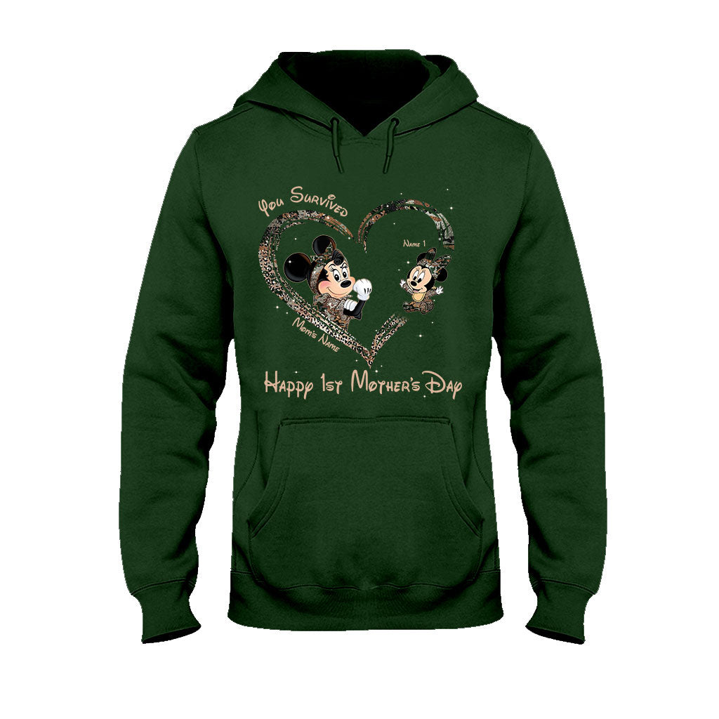 Personalized Mother's Day T-shirt & Hoodie You Survived Gift for Mom T-shirt & Hoodie GradoCreations