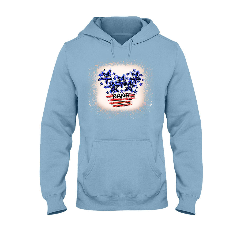 Personalized Independence Day T-shirt for Nana Custom Names Gift T-shirt & Hoodie GradoCreations