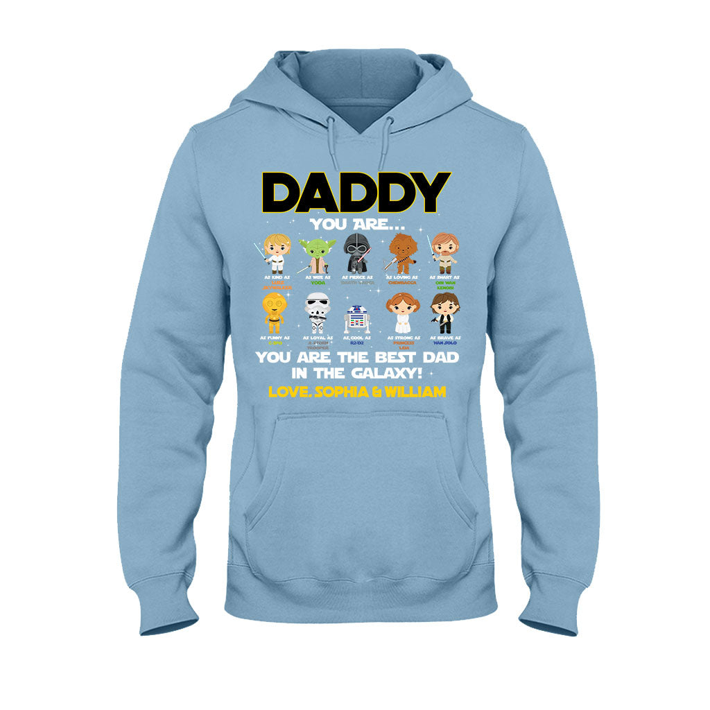 Personalized Father's Day T-shirt with Star Wars Design Gift for Dad T-shirt & Hoodie GradoCreations